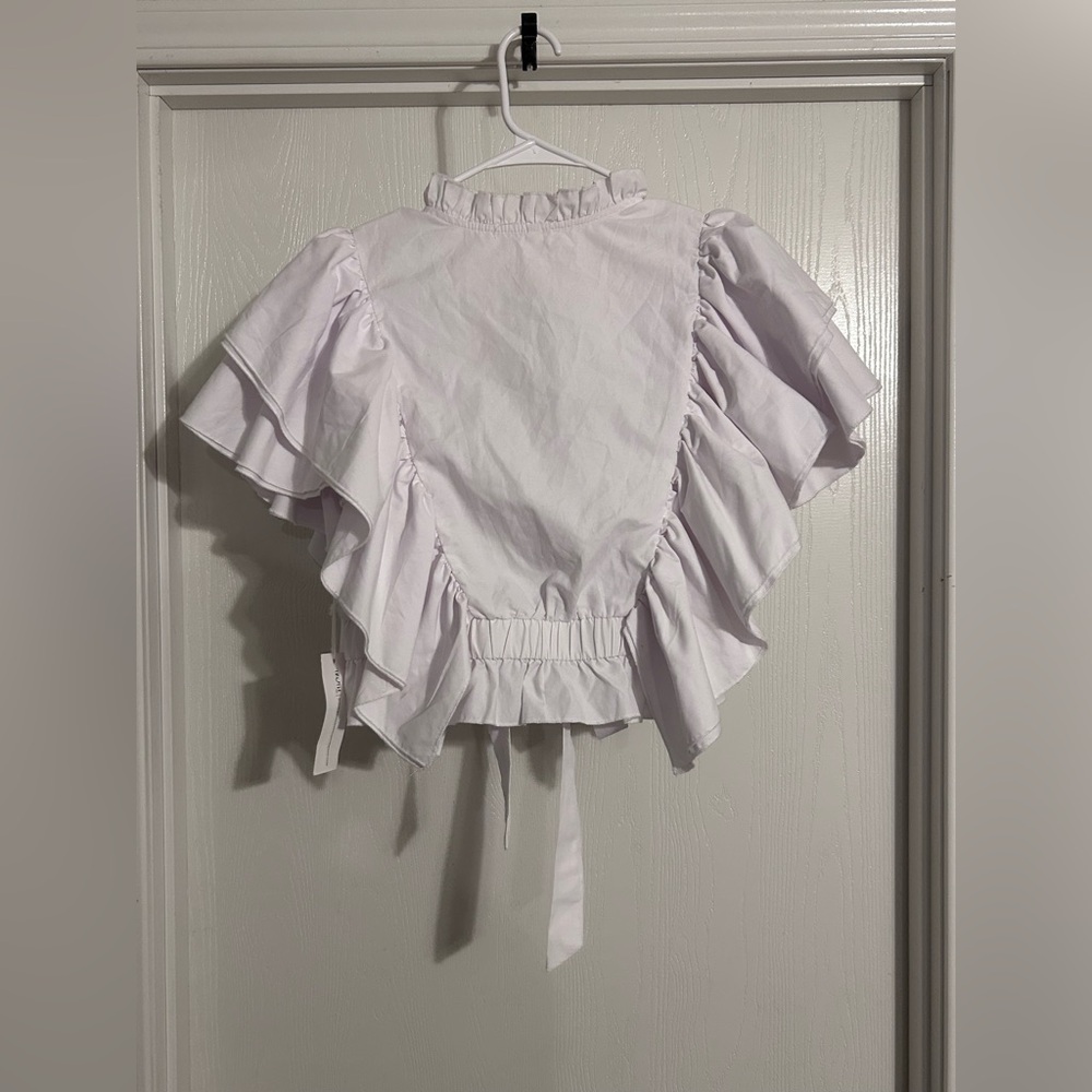 Truth | White Ruffle Blouse | Size Small
(NWT) - Picture 7 of 7